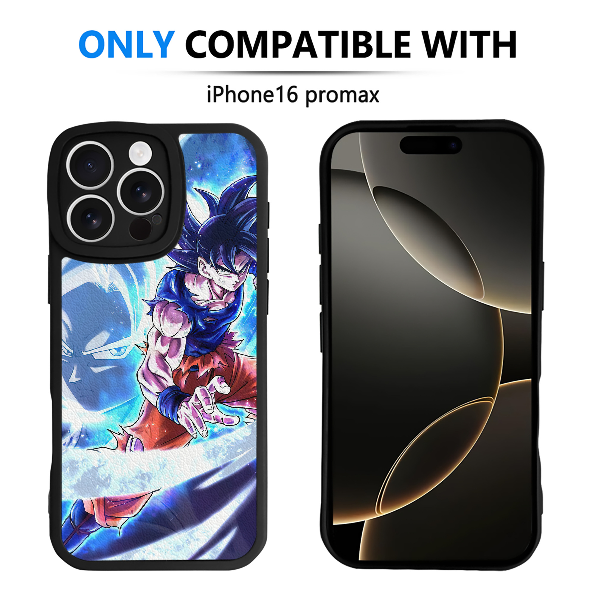 （画像用） ドラゴンボール DRAGON BALL 【iPhone 16シリーズ対応】シリコンスマホケース（レザー調） 材質：シリコン
